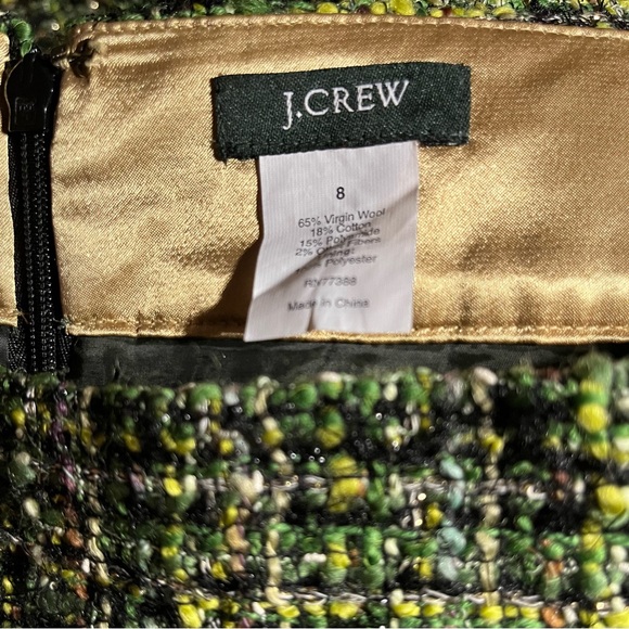 J Crew Women’s Virgin Wool Skirt Size 8 - Picture 3 of 4